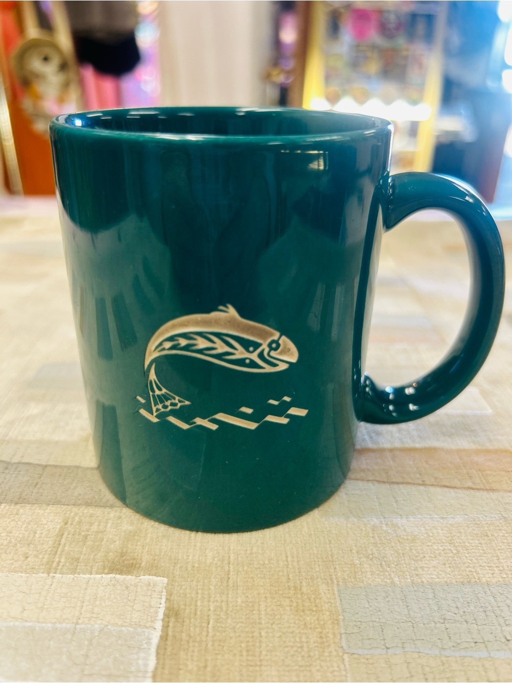 Vintage Salmon Mug